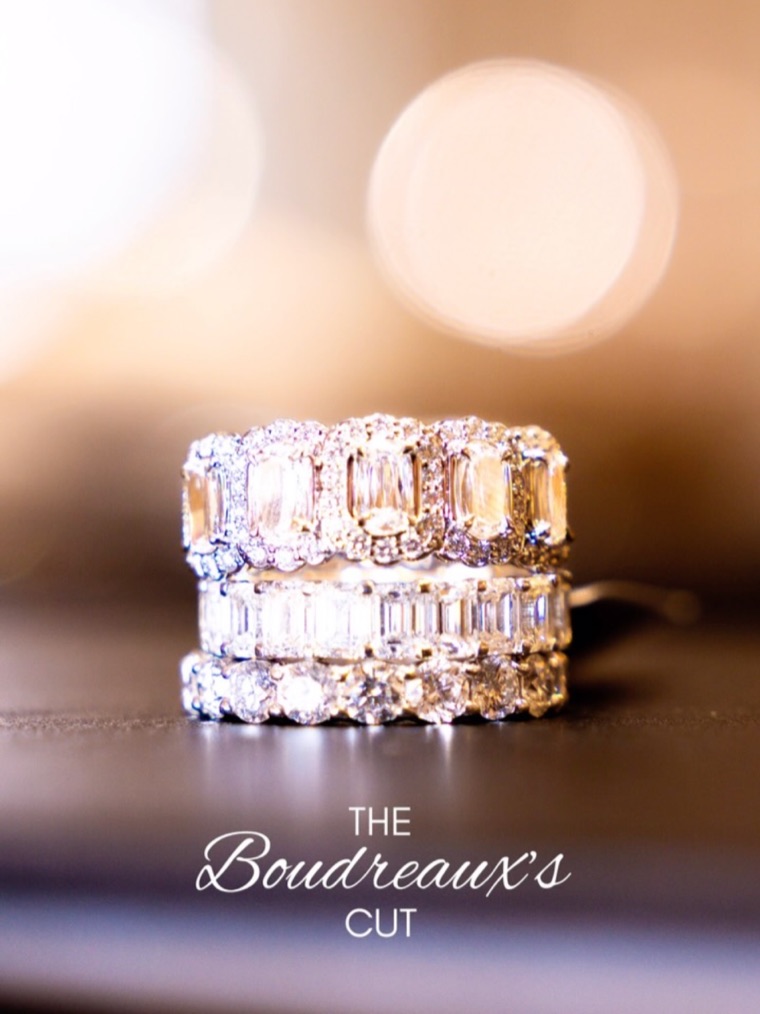 Stack of diamond bands, The Boudreaux's Cut