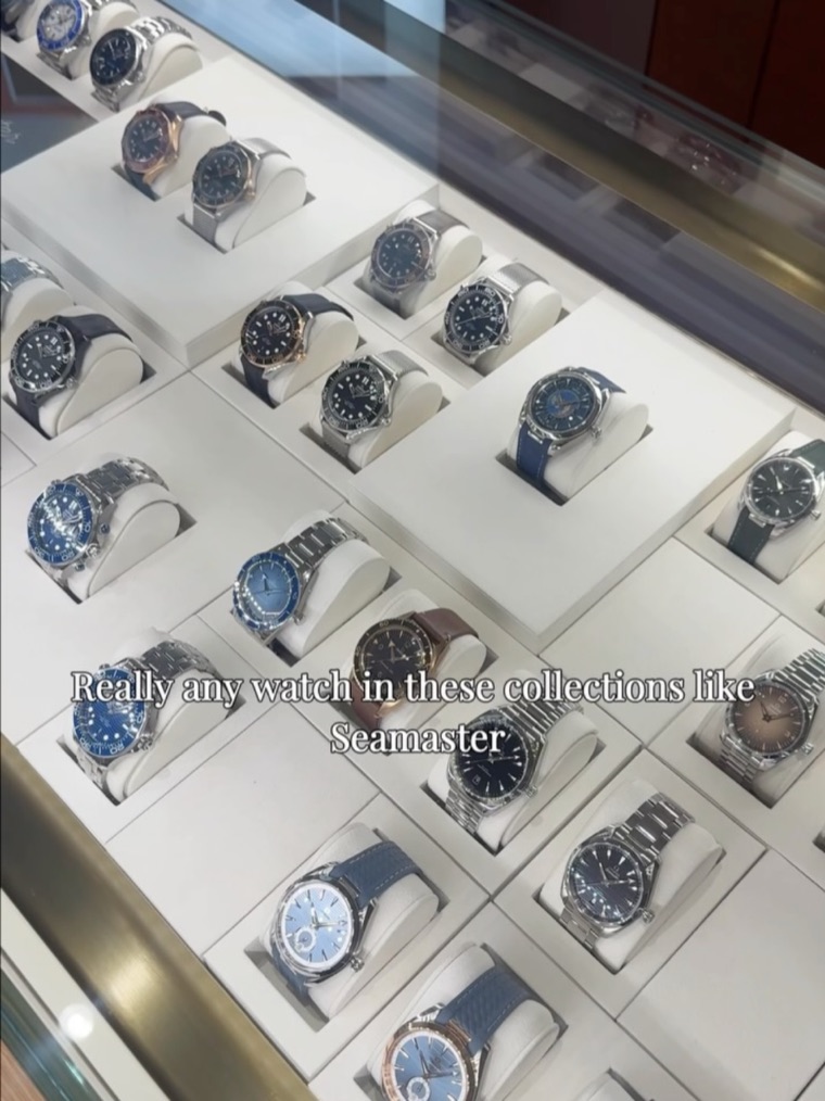 OMEGA watch case at Boudreaux's